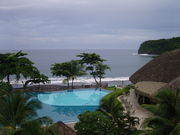 VIEW of TAHITI from the Hotel Radisson ,